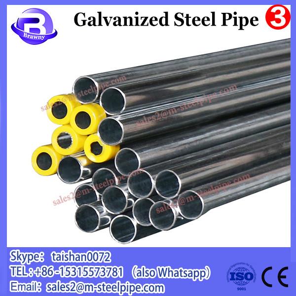 0.5 MM Wall Thickness Metal Galvanized Steel Pipe #1 image