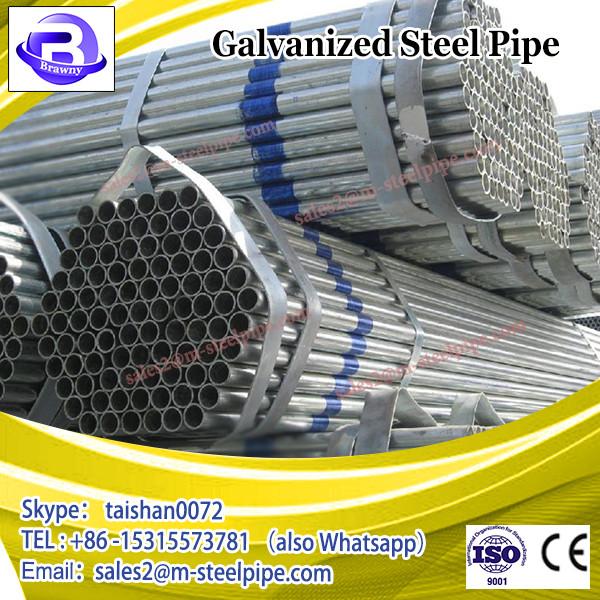 0.5 MM Wall Thickness Metal Galvanized Steel Pipe #3 image